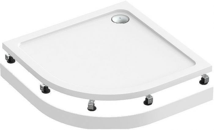 Акриловый поддон для душа Bas Раунд 100х100 ПН00068 Белый