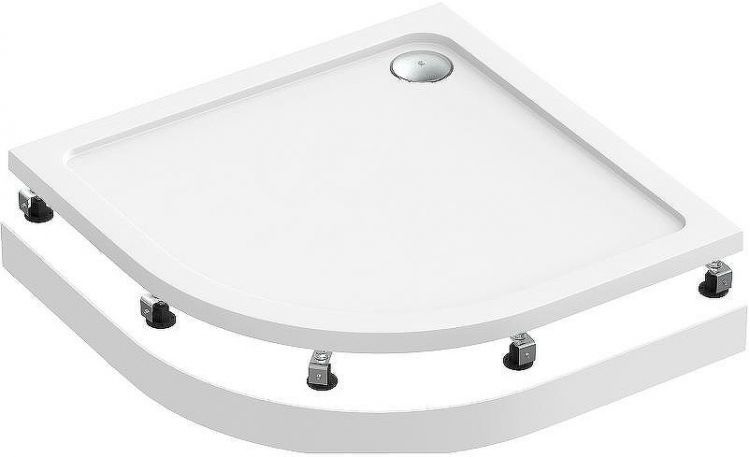 Акриловый поддон для душа Bas Раунд 100х100 ПН00068 Белый