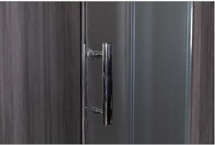 Душевой уголок Esbano ESR-8005 80х80 ESUGR8005 профиль Хром стекло рифленое