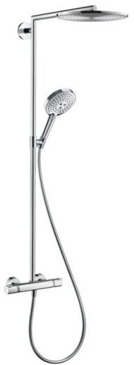 Hansgrohe Raindance S Showerpipe 300мм 1jet Душевая система, верхний душ 30см., с термостатическим смесителем и ручным душем, цвет: хром