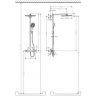 Hansgrohe Raindance S Showerpipe 300мм 1jet Душевая система, верхний душ 30см., с термостатическим смесителем и ручным душем, цвет: хром