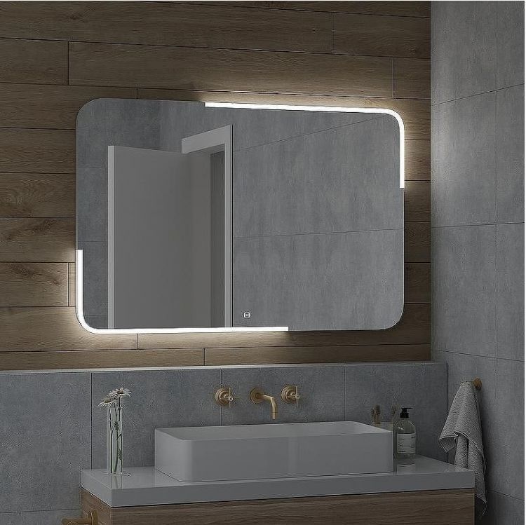 Зеркало Континент Raison 1200x700 ЗЛП488 с подсветкой с сенсорным выключателем