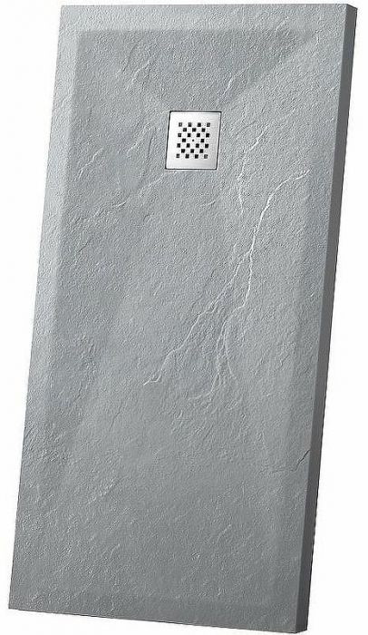 Душевой поддон из искусственного камня Vincea 110x90 VST-4SR9011G Серый