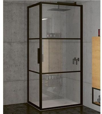 Душевой уголок Riho Grid 90x90 G004011121 (GB2090090) профиль Черный стекло прозрачное
