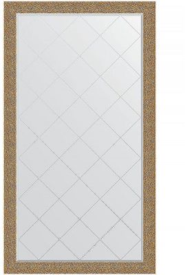 Зеркало Evoform Exclusive-G Floor 201х111 BY 6385 с гравировкой в багетной раме - Чеканка золотая 90