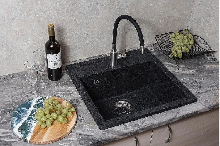 Кухонная мойка Reflexion Zia 51 RX1251СL Уголь