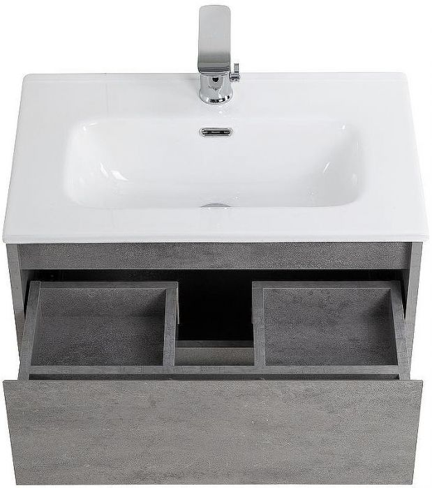 Тумба под раковину BelBagno Kraft 39 50 KRAFT 39-500/390-2C-SO-CG подвесная Cemento Grigio