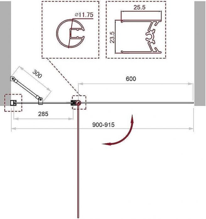 Шторка на ванну BelBagno UNO-V-11-90/150-C-Cr профиль Хром стекло прозрачное