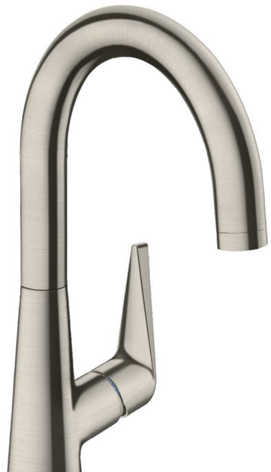 Hansgrohe Talis M51 Смеситель для кухни, на 1 отв однорычажный, поворотный излив 174мм, 1jet, h215мм, цвет: нержавейка