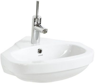 Раковина Creavit Corner 45 VT145-00CB00E-0000 угловая Белая