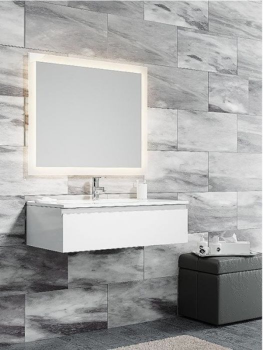 Тумба с раковиной SanVit Авеню-1 75 kavenu175w подвесная Белая глянцевая