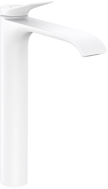 Hansgrohe Vernis Смеситель для раковины, на 1 отв., высокий, цвет: белый матовый
