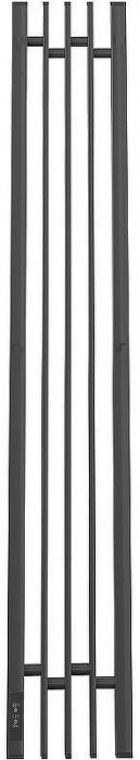 Электрический полотенцесушитель Point Фрея PN20732GB П2 180x1200 диммер слева Графит блеск