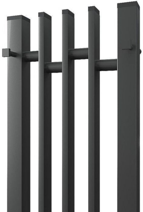 Электрический полотенцесушитель Point Фрея PN20732GB П2 180x1200 диммер слева Графит блеск