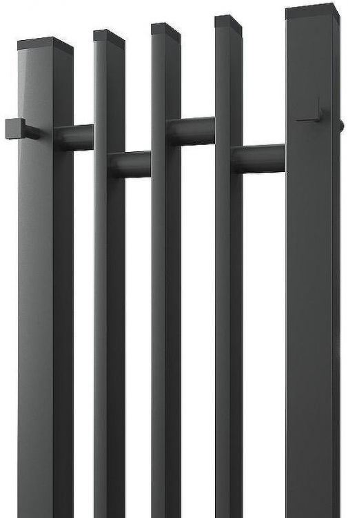 Электрический полотенцесушитель Point Фрея PN20732GB П2 180x1200 диммер слева Графит блеск