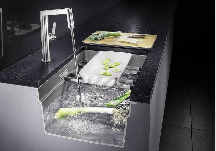 Кухонная мойка Blanco Etagon 500-U Silgranit 522228 Темная скала