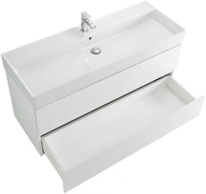 Тумба под раковину Cezares Molveno 46 120 MOLVENO 46-120-2C-SO-BG подвесная Bianco Ghiaccio