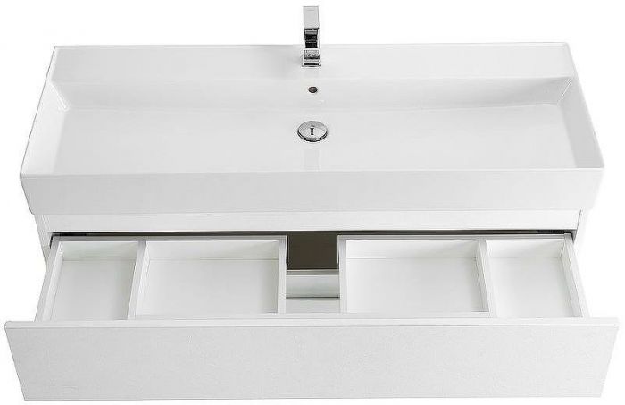 Тумба под раковину Cezares Molveno 46 120 MOLVENO 46-120-2C-SO-BG подвесная Bianco Ghiaccio