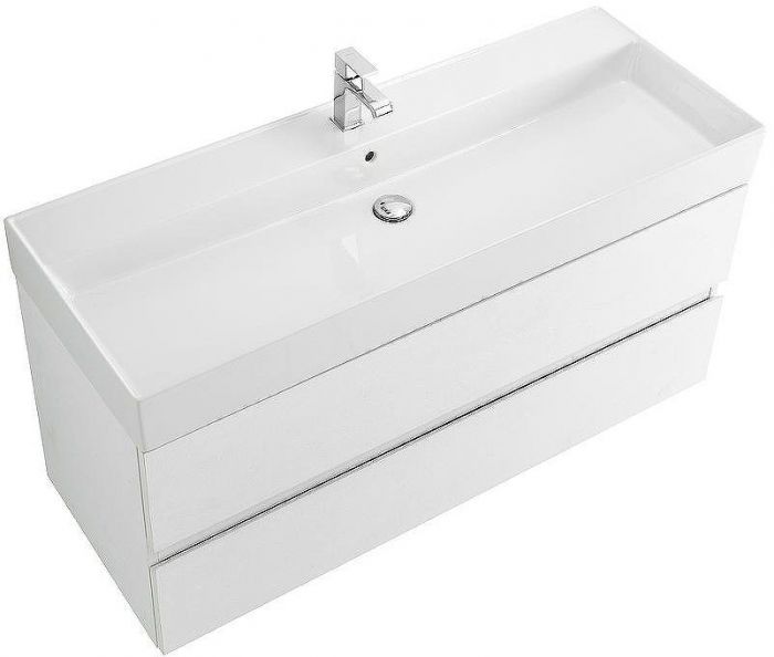 Тумба под раковину Cezares Molveno 46 120 MOLVENO 46-120-2C-SO-BG подвесная Bianco Ghiaccio