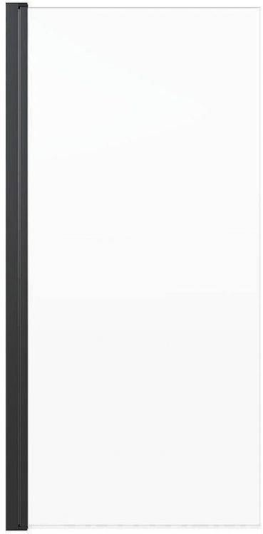 Шторка на ванну Berges River S Black 90х145 065013 профиль Черный матовый стекло прозрачное Шторка на ванну Berges River S Black 90х145 065013 профиль Черный матовый стекло прозрачное