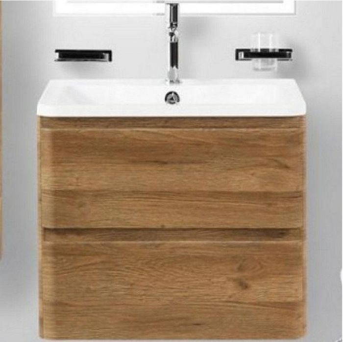 Тумба под раковину BelBagno ALBANO-600-2C-SO-RR подвесная Rovere Rustico