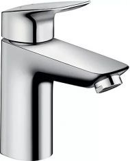 Смеситель для раковины 100, Hansgrohe Logis 71102000, CoolStart Смеситель для раковины 100, Hansgrohe Logis 71102000, CoolStart