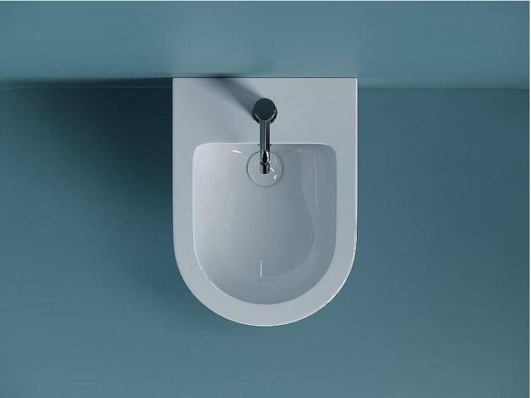 Биде Ceramicanova Uno CN11002 подвесное Белое