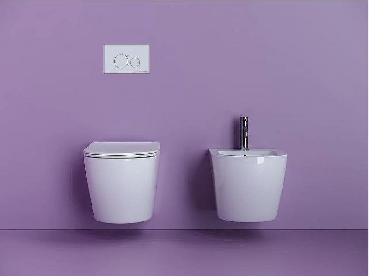 Биде Ceramicanova Uno CN11002 подвесное Белое