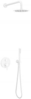 Душевая система Excellent Pi Arex AREX.SET.1245WH Белая