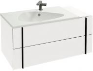 Тумба под раковину Jacob Delafon Nouvelle Vague 100 EB3031-G1C подвесная Белая глянцевая