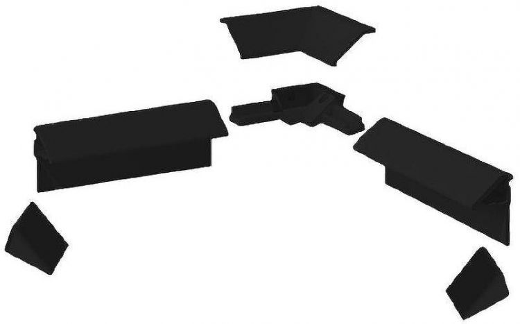 Комплект декоративных планок Altasan KDP195black Черный Комплект декоративных планок Altasan KDP195black Черный