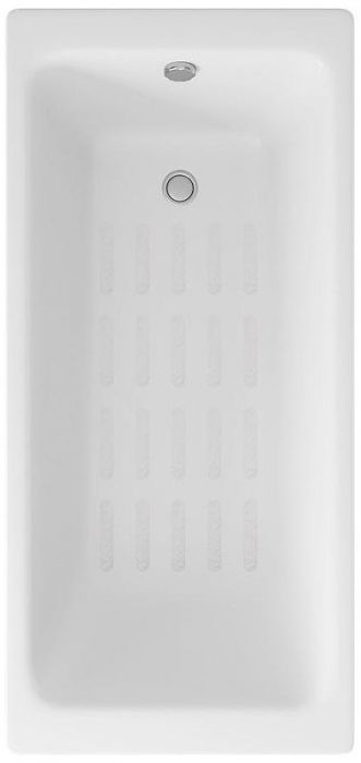 Чугунная ванна Delice Parallel 170х70 DLR220505-AS без отверстий под ручки с антискользящим покрытием