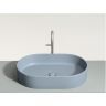 Умывальник CERAMICANOVA Element чаша накладная овальная (цвет Серо-Голубой Матовый) CN6048MHL