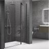 Душевая дверь Novellini Young 90 Y22P87-1H профиль Черный матовый стекло прозрачное