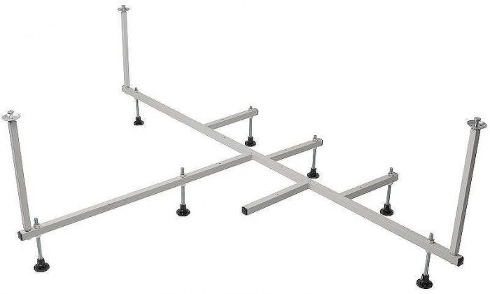 Каркас для ванны Jacob Delafon Bain Douche 145x145 SF221RU-NF Серый