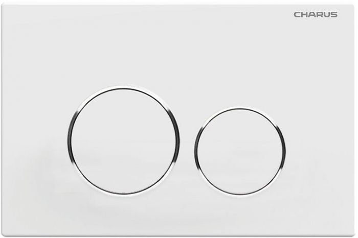 Клавиша смыва Charus Spazio FP.330.12.01 цвет Белый матовый