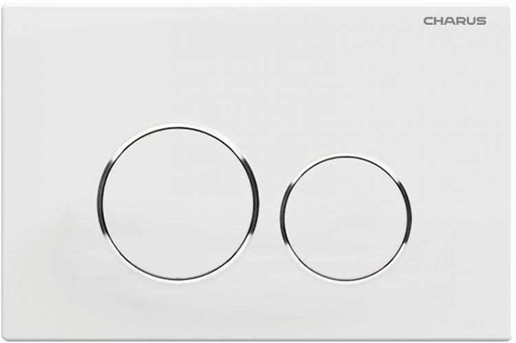 Клавиша смыва Charus Spazio FP.330.12.01 цвет Белый матовый