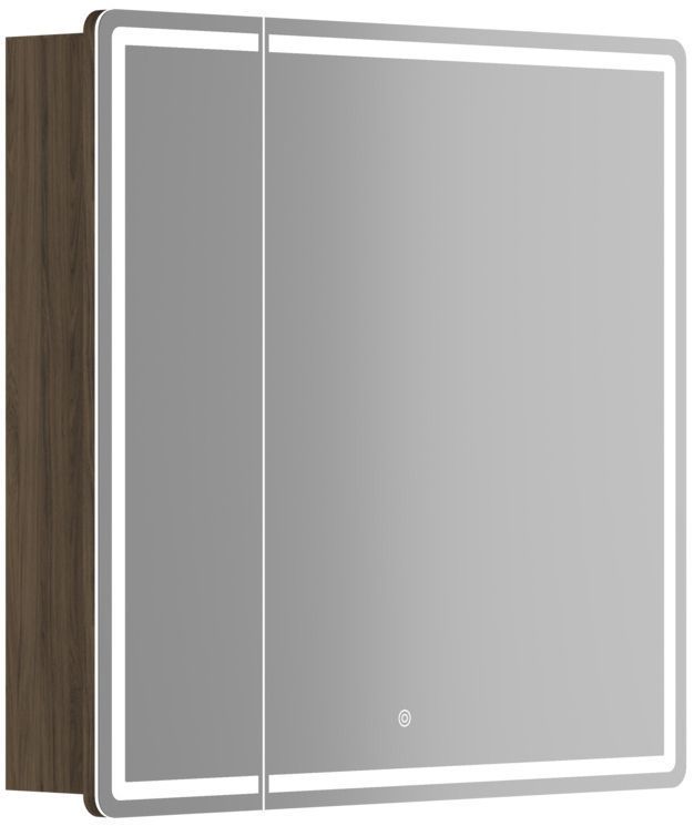 Зеркальный шкаф SANCOS Mirror 790x150х740 мм, с LED подсветкой, MI80ECH
