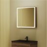 Зеркальный шкаф SANCOS Mirror 790x150х740 мм, с LED подсветкой, MI80ECH