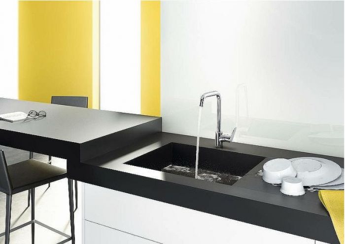 Смеситель для кухни Hansgrohe Focus M41 260 1jet 31820670 Черный матовый