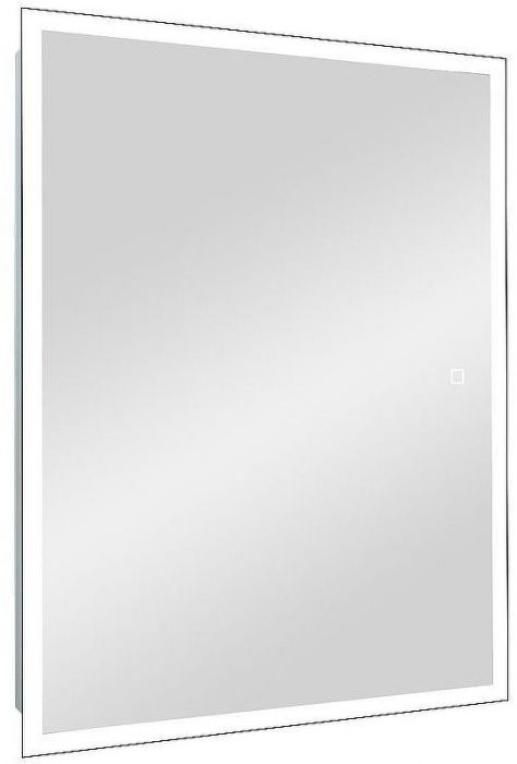 Зеркальный шкаф Reflexion Cube 600х800 RF2211CB с подсветкой Белый матовый