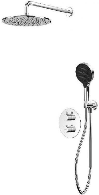 Душевая система Whitecross Y chrome YSET08TOPCR с термостатом Хром