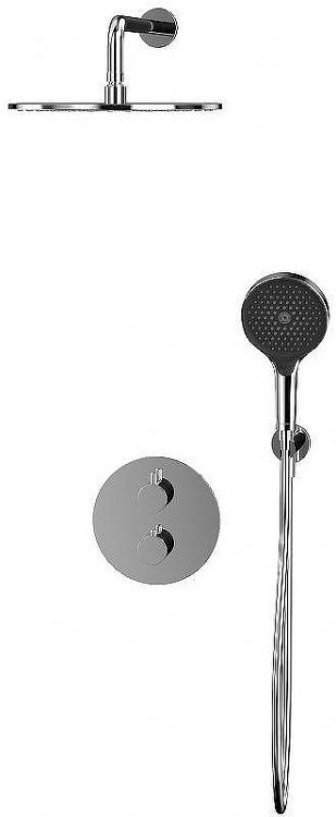 Душевая система Whitecross Y chrome YSET08TOPCR с термостатом Хром