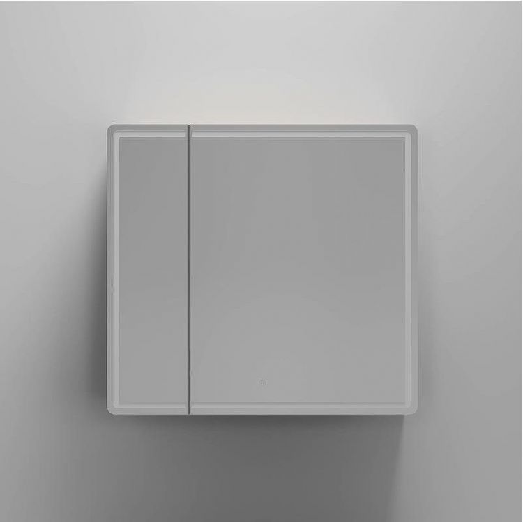 Зеркальный шкаф Sancos Mirror 80 MI80EG с подсветкой Дуб галифакс натуральный