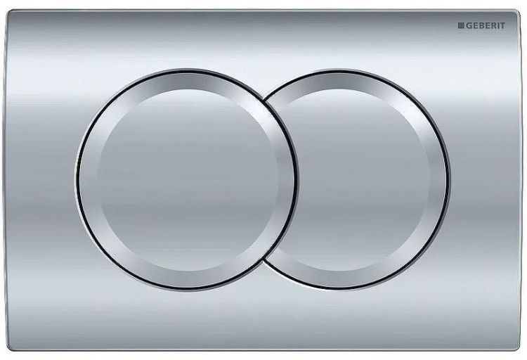 Инсталляция Geberit Delta 458.149.21.1 для унитаза с клавишей смыва Хром глянцевый