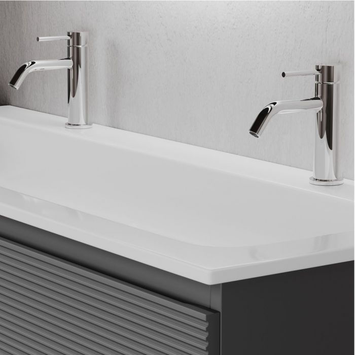 Тумба подвесная SANCOS под раковину Folk, Grey soft 1195х445х500, FL120GS