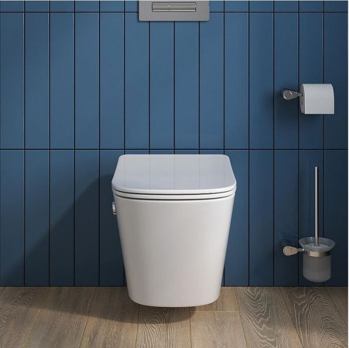 Унитаз биде BelBagno Due BB3103CHR-BS/SC подвесной с сиденьем Микролифт