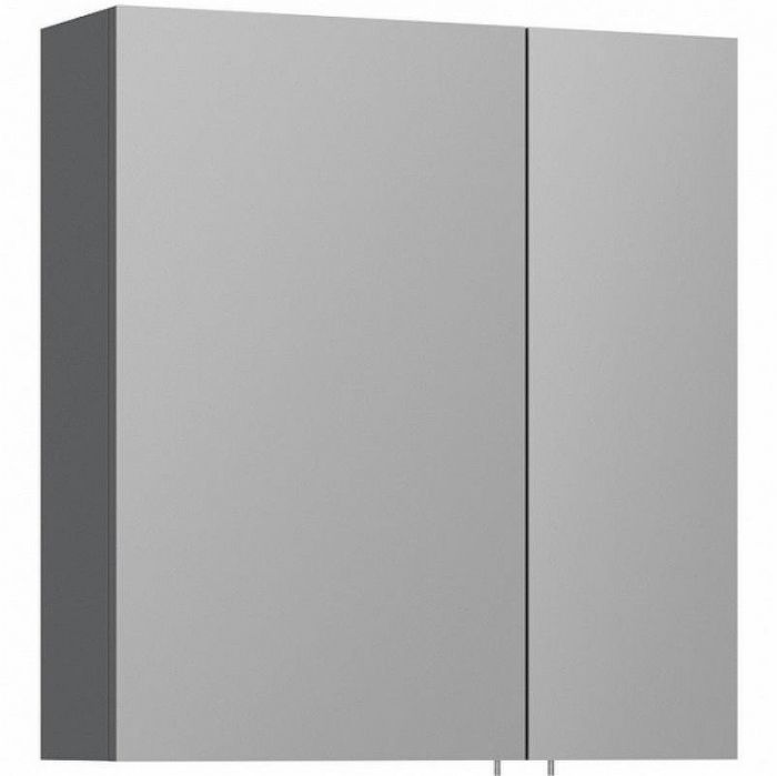 Зеркальный шкаф Orka Likya 60 3006917 с подсветкой Антрацит матовый