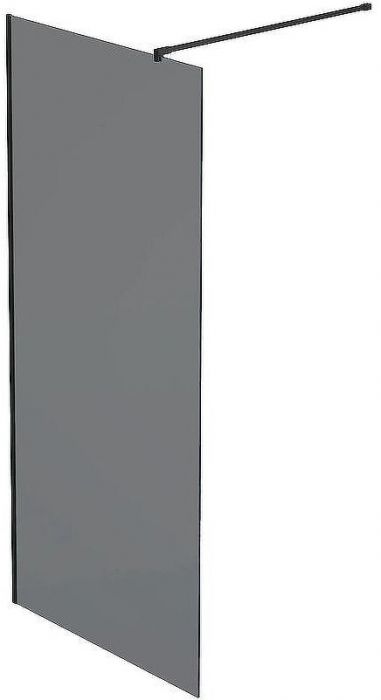 Душевая перегородка Reflexion Walk in 90 RX20090TBL-16 профиль Черный матовый стекло тонированное