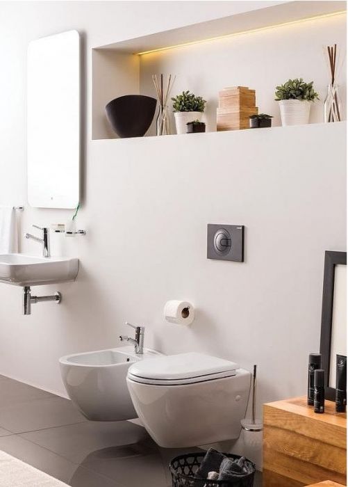 Унитаз биде Creavit Free FE320-00CB00E-0000 подвесной Белый без сиденья